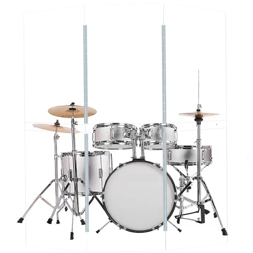 3-Panel Compact Portable Drum Shield