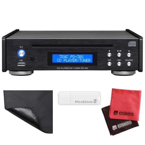 ティアック CDプレーヤー/FMチューナー (ブラック) Amazon.co.jp: ティアック PD-301-X ワイドFMチューナー搭載CD