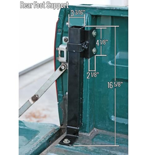 Elevate Outdoor TLR Pickup Truck Ladder Rack with Removable Support Arms - 250 lb Cap