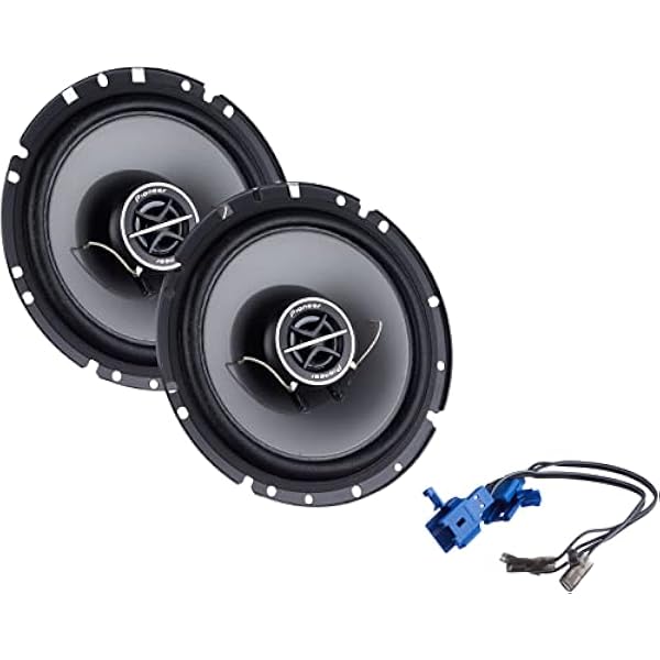 Pioneer TS 1702 I 17 cm specyficzne dla marki głośniki dwudrożne (170 W, złącze wtykowe do: Renault, Opel, Volkswagen, Peugeot, Citroen, Kia, Hyundai)