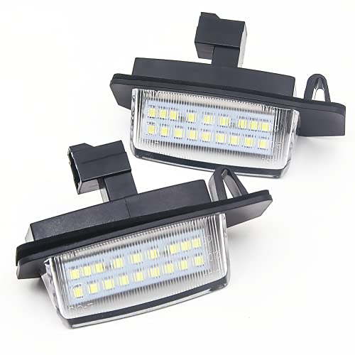 Meimeier Luz de placa de matrícula para Mitsubishi OUTLANDER XL(CW) 2006-2012 Lancer Sportback 2008~