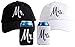 Mr. & Mrs. | Matching Newlywed Wedding Baseball Caps and Beer Holder (Coolie)