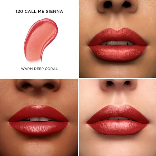 Lancôme L\'Absolu Rouge Hydrating Cream Lipstick - Smudge-Resistant & Luminous Finish - Up To 18HR Comfort - 120 Call Me Sienna