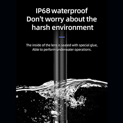 Borescopes WiFi dual-lens endoscoop, 8 mm 2,0 MP HD industriële Borescope draadloze inspectiecamera, IP68 waterdicht… - Image 5