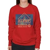 All+Every Jurassic Park T Rex Alert Dinosaur Breach Detected Women's Sweatshirt