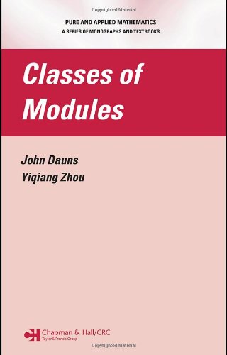『Classes of Modules』｜感想・レビュー - 読書メーター