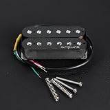 Oripure Alnico 5 Gitara elektryczna Humbucker Bridge Pickup 16-17K Czarny