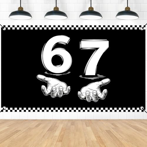 Musaeva 6 7 Birthday Party Decorations, I was 6 Now