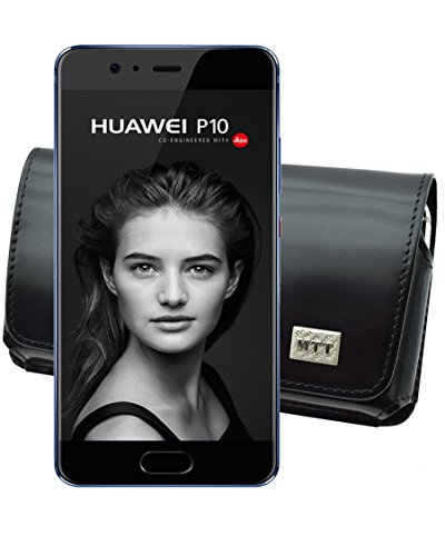 MTT Étui de protection horizontal en cuir avec clip et dragonne de sécurité pour Huawei P10