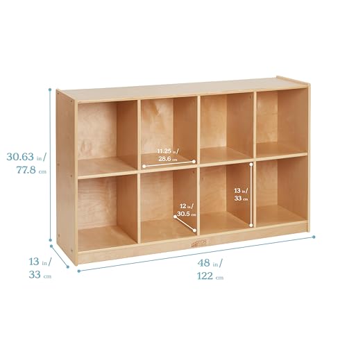 image for ECR4Kids 8-Compartment Mobile Backpack Storage Cabinet, Classroom Furn
