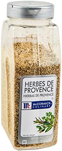 McCormick Culinary Herbes de Provence, 6 oz - One 6 Ounce Container of Herbes de Provence Seasoning, Blend of Rosemary, Thyme, Sage, Lavender and More