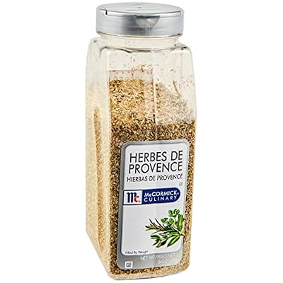 McCormick Culinary Herbes de Provence, 6 oz - One 6 Ounce Container of Herbes de Provence Seasoning, Blend of Rosemary, Thyme, Sage, Lavender and More