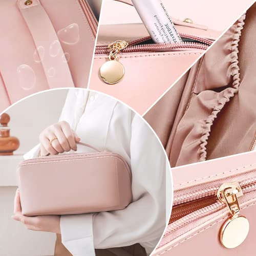 Elapoti Large Capacity Travel Cosmetic Bag - Multifunctional Makeup Bag For Easy Access, Waterproof Large-Capacity Travel Cosmetic Bag With Handle And Divider #TOP2