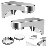 2 Stücke Seifenschale Einfach Zu Bedienen,Seifenhalter Ohne Bohren,Seifenhalter Magnet Ohne...