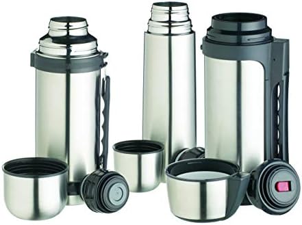 KitchenCraft MasterClass KCMCFSS300 Vacuum Flask, Stainless Steel, Silver, 300 ml