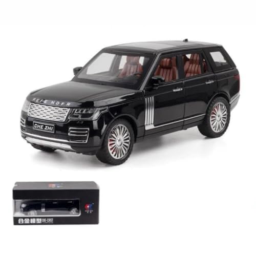 Image of DEOXY Exclusive Diecast Metal 1:24 Land Rover Pull Back Car Toy Car With Openable Doors & Light,Music Boys Gifts Toys For Kids,Black