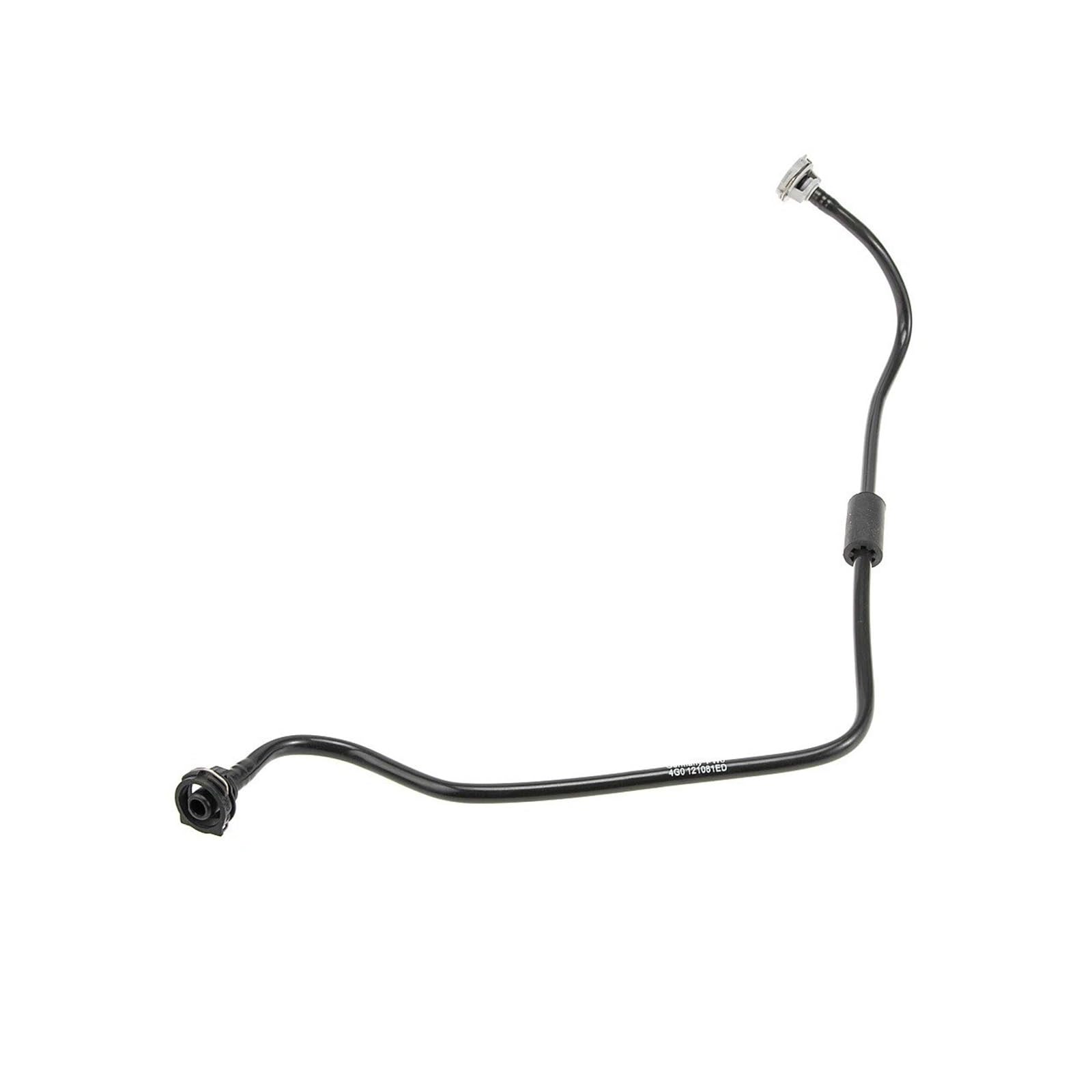 Kunyos One Color Radiator Reservoir Hose For A6 3.0 V6 Quattro 2016-2018 For A7 Sportback 3.0 V6 2016-2018 4G0121081ed Coolant Radiator Overflow Hose