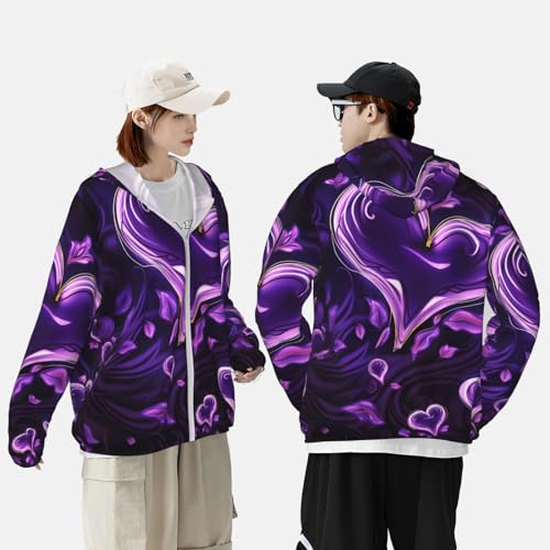 Chaqueta con protección solar UPF 50+ manga larga con capucha miniatura 2