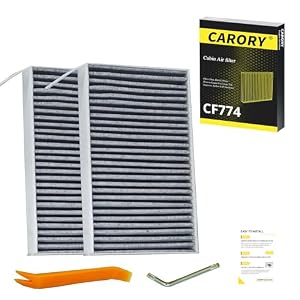 2-Pack Activated Carbon Cabin Air Filters for Tesla Model 3 & Model Y – 1107681-00-A / CF12774