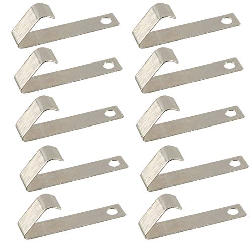 uxcell 10Pcs AA/A/CR2/9V Batteries Metal Battery Spring Contact Plate Replacement for Remote Control...