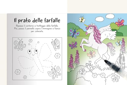 Unicorni. Magico Colore. Ediz. A Colori. Con Pennarello Ad Acqua - 5