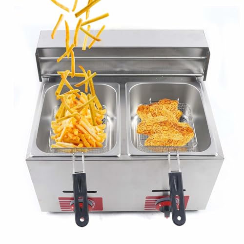 LPG Gas Fryer with 2 Baskets