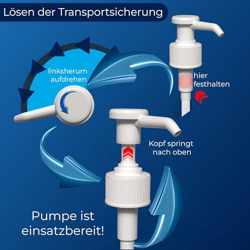5er Set Horn Medical Dosierpumpe passend für 500 ml Flaschen der Hersteller Bode & Schülke