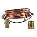 Mechanical Oil Pressure Gauge Tubing Kit, 72 Inch Length, Copper Tubing Installation Kit, 1/8in Diameter with Fitting for Automotive, Truck, and Tractor, Easy Installation