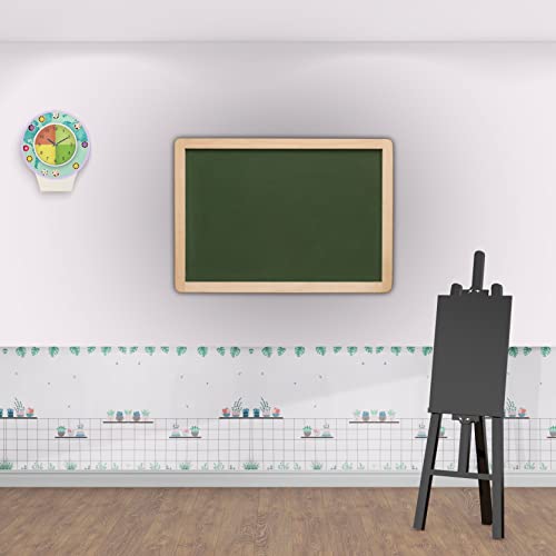 Image of Primax DIY Wallpaper - Oil Proof Self Adhesive Wall Decor /Wall Sticker for Home /Kitchen /Furniture /Cupboarde -Potted Leaves (60 X 500 Cm,Pack of 1)