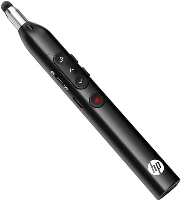 HP Wireless Telescopic Presentation 2.4G Kablosuz Sunum Kumandası, USB Alıcılı, Kırmızı İşaretleyici, Dokunmatik Kontrol, Teleskopik Tasarım, Şarjlı Sunum Pointer | SS232