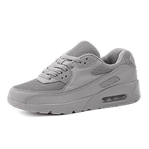 Marimo Marimo Damen Laufschuhe Schnür Sneaker Sport Fitness Turnschuhe Grau 42