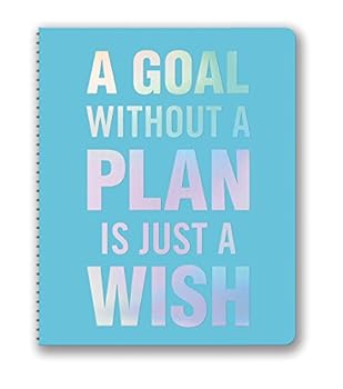 Orange Circle Studio 2019 Deluxe Tabbed Planner with Stickers, A Goal Without a Plan