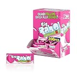 Big Babol Panna e Fragola Chewing Gum Morbido, senza Glutine, Gusto Panna e Fragola, Confezione da 200 Gomme da Masticare Incartate Singolarmente
