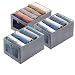 Produktbild 3 Stück Faltbare Aufbewahrungsbox aus Stoff Kleiderschrank Ordnungssystem Kleidung Organizer Box Formstabil für Hosen, Jeans, Kleidung, Kinderspielzeug
