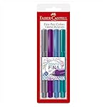 Caneta Ponta Fina, Faber-Castell, Fine Pen, FPB/ES3ZF, 4 Cores 7 41o0wg4fYmL. SL500 . SS150