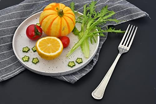 Otto Koning - Anna  Set of 12 Stainless Steel Forks, Table Forks with Mirror Polished Finish, Dinner Forks Set of 12 Pieces. Classic and Elegant Design.