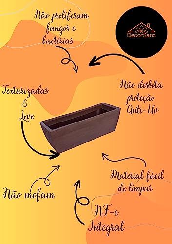 Kit 04 Vasos De Polietileno Jardineira Plantas Jardim N0 (BEGE)