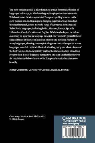 Advances in Historical Orthography, c. 1500–1800
