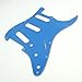 Custom 4 Ply Guitar Pickguard Compatible With Strat Standard Guitar SSS, Blue