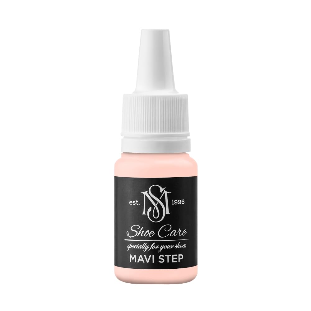 Peinture Cuir MAVI STEP Haute Couvrance pour Réparer Éraflures Chaussures et Sacs