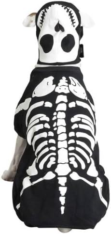 large skeleton dog costume
