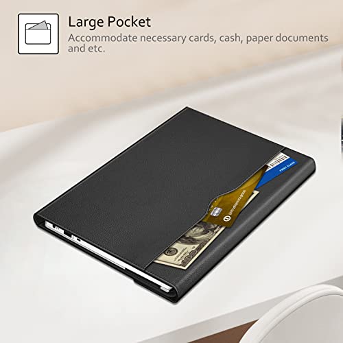 Fintie Schutzhülle für HP Pavilion 15-EGxxx 15t-eg00 / HP Pavilion 15-EHxxx 15z-eh00 Serie, aus hochwertigem PU-Leder, Schwarz – Ansicht 5