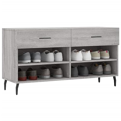Banc à Chaussures Sonoma Gris pour Ranger Vos Souliers et Optimiser les Petits Espaces