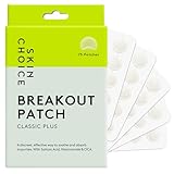 SKIN CHOICE Pimple Patches Salicylic Acid & Niacinamide (Pack of 75) Breakout Spot Patches, Hydrocolloid Patch, Blemish Stickers Spot Dots for Face, Vegan, Cruelty-Free Korean Skin Care