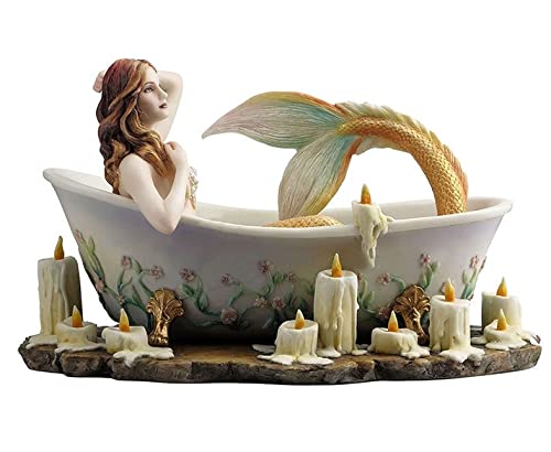 8.5" Bathtime By Selina Fenech Mermaid Fantasy Nautical Decor Statue Sculpture #TOP29