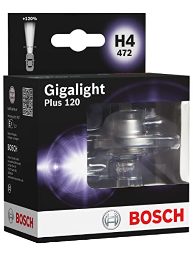 Bosch H4 Plus 120 Gigalight lampes de phare - 12 V 60/55 W P43t - 2 ampoules