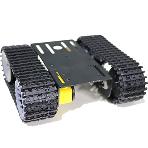 Premium Robot Tank Car Chassis TT02 for Arduino Raspberry Pie, Tracked Caterpillar Clawler by...