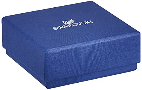 Swarovski Solitaire Ohrringe für Frauen, weißes Kristall, rotgold glänzendes Finish
