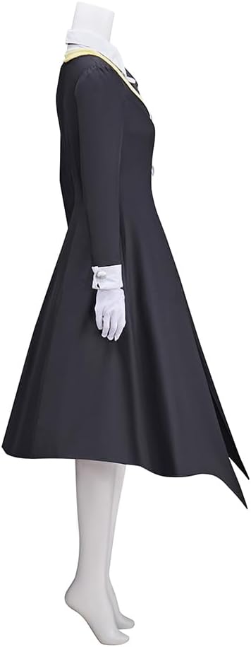 iSHOWcos Women's Maka Albarn Cosplay Costume Coat Vest Skirt School Uniform Suit Halloween Outfit - Image 3