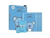  BT21 Mediheal Gesichtspunkt, Gesichtsmaske (20 ml X 4packs, Buch Mark, Postkarte) (Koya)